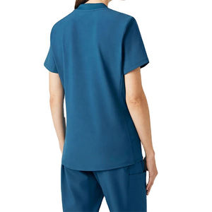 Uniformes de gommage d'infirmière à manches courtes pour hôpital, nouveau design OEM, ensembles de costumes de gommage personnalisés, uniformes hospitaliers, gommages d'infirmière médicale - Product Image 4