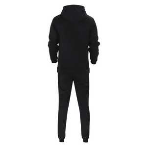 Otoño e Invierno para hombre, nueva sudadera con capucha de Color sólido y pantalones, conjunto de dos piezas, conjunto deportivo informal de moda, talla, chándal para hombre - Product Image 2