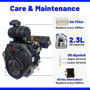 Nuevo motor marino de gasolina de 35HP/999CC, 4 tiempos, bicilíndrico, arranque eléctrico, bajo consumo de combustible, industrial LC2V90 OHV con rodamientos de engranajes - Product Image 3