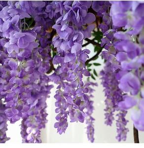 Bán Buôn Chất Lượng Cao Wisteria Nhân Tạo Hoa Wisteria Treo Hoa Wisteria Nho Cho Đám Cưới Hoa Trang Trí - Product Image 1