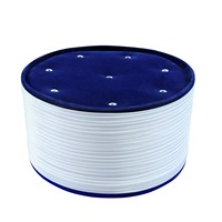 Chapeau de prière musulman Shami SH-006 personnalisé avec logo, en velours et coton mélangé, couvre-chef islamique pour homme, vente en gros, nouveau design