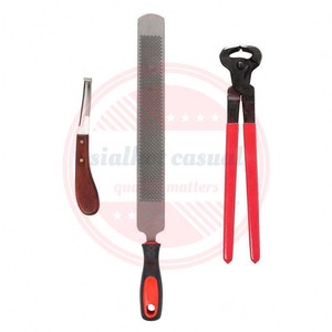Professional Horses Hoof Care Tool 7 Pcs Horse Farrier Hoof Tools <b>Kit</b>\Customized Stainless Steel Veterinary Instrument - Product Image 2