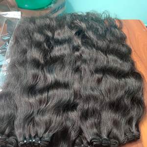 Extensions de cheveux humains en vrac non transformés vierges naturelles ondulées du temple indien cuticule alignée-Fourniture en gros - Product Image 5