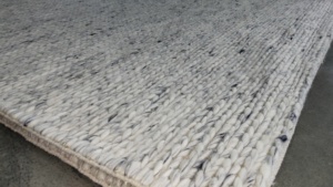 Alfombra de corredor bohemio de lana de Color crema neutro Natural alto Choti Weave Sumac muestra a prueba de fuego disponible alfombra de piso para proyectos en el hogar - Product Image 3