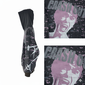 High Quality Custom Logo spider Printed Heavy cotton fleece Men's Drawstring Pullover Oversized <b>Hoodie</b> 400gsm comfortable - Product Image 6