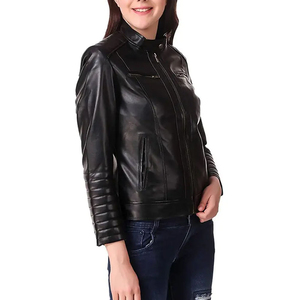 Chaquetas de Piel de Oveja Genuina para Mujer, Tallas Grandes, Estilo Nuevo, al por Mayor, Transpirables, Impermeables, con Cierre, Uso Casual, Alta Demanda, Nailon - Product Image 4