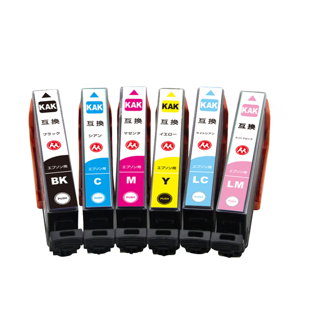 Befon KAK-BK KAK-C -TANK Factory Premium Compatible Inkjet Cartridge for EP-817A/EP-717A 6 Colors A+ Grade 24-Month Warranty