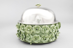 Hotpot de Metal árabe con soporte de madera para la mejor calidad, hecha a mano cazuela de lujo, calentador de alimentos de cocina de mesa de forma redonda - Product Image 5