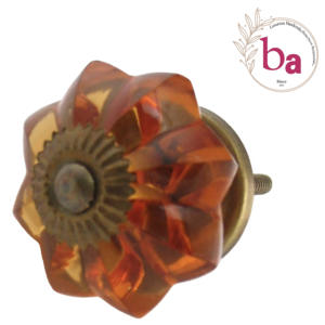 ลูกบิดแก้วคริสตัลทรงแตงโม, ลูกบิดดึงที่จับ [crk 111] สำหรับตู้เสื้อผ้าลิ้นชักตู้เสื้อผ้าตู้แต่งตัวห้องครัวห้องนอนห้องน้ำห้องนั่งเล่น - Product Image 1