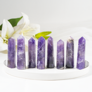 Obelisco de Amatista Natural Pulida de Color Púrpura, Escultura Tallada para Sanación y Feng Shui, Precio Bajo - Product Image 3