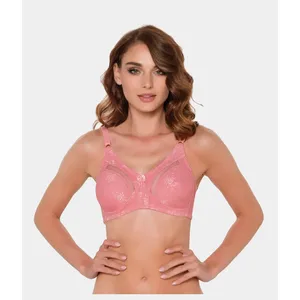 Cerise Minimizer Bretelles Convertible Soutien-Gorge Push-Up Une Pièce Tissu Doux Arc Décor Sans Fil Soutien-Gorge Non Rembourré Style Simple AYCI-350 - Product Image 6