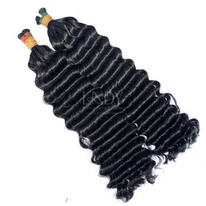 Cabello Humano Natural Rizado de Alta Calidad en Paquetes, Color Natural, Venta al por Mayor, para Hacer Pelucas - Product Image 6