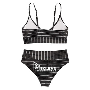 Maillot de bain deux pièces pour femmes, ensemble bikini à bretelles réglables, tissu doux, vêtements de plage pour fête au bord de la piscine et vacances d'été - Product Image 3
