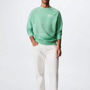 Sudadera de Algodón y Poliéster con Logotipo Personalizado, Sudadera Básica de Algodón Combinado para Hombre, Sudadera de Estilo Único - Product Image 2