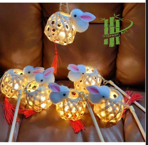 <b>Rabbit</b> Mid-Autumn Angel <b>Light</b> Box Bamboo Crafts Design Vietnamese - Product Image 6