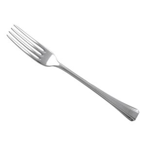 Ensemble de fourchettes en acier inoxydable argenté avec logo personnalisé en gros, couverts réutilisables de haute qualité pour le dîner, accessoires jetables - Product Image 1