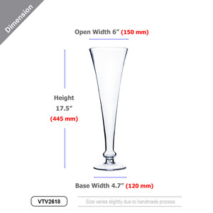 VTV2618 - Vase trompette évasé - 17 - Product Image 5