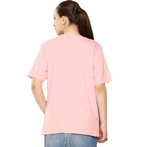 เสื้อยืดคอกลมแขนสั้นพิมพ์ลายกราฟิกสำหรับผู้หญิงเสื้อยืดผ้าฝ้ายลำลองมีสไตล์พิมพ์ลายศิลปะตัวหนา - Product Image 2