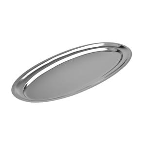 Bandeja de servicio de metal de diseñador con asa, plato hecho a mano de excelente calidad, bandeja de servicio de acero al por mayor de diseñador de mesa - Product Image 6