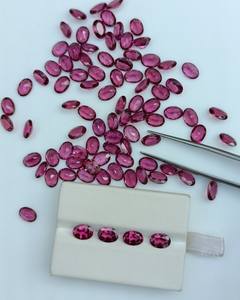 หินควอทซ์ธรรมชาติพลอยโกเมน rhodolite สีม่วงเจียระไนขนาด6x8มม. จากผู้ผลิต - Product Image 4