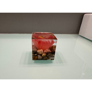 3D cubo fermacarte resina oggetti decorativi per la casa o l'ufficio - Product Image 3