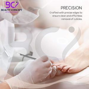 Empujador de cutículas de uñas de acero inoxidable de doble cara Producto antideslizante duradero; Limpiador de uñas de cuchara con empujador Empujadores de cutículas de uñas - Product Image 4