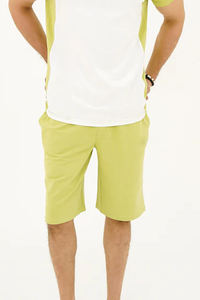 กางเกงขาสั้นสำหรับวิ่งแนวสตรีทของผู้ชายกางเกงขาสั้นผู้ชายแห้งเร็วป้องกันริ้วรอยสีพื้นเป็นมิตรต่อสิ่งแวดล้อมสำหรับฤดูร้อนตามสั่ง - Product Image 2