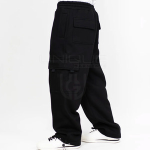 Pantalones de chándal transpirables informales para hombre superventas, pantalones de chándal holgados hechos a medida, pantalones de chándal holgados de calidad superior - Product Image 4