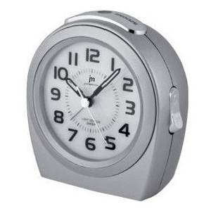 Reloj Despertador Plateado JUSTAMINUTE JA7021S con Función de Repetición para Escritorios y Mesas, Diseñado para Lowell - Product Image 1