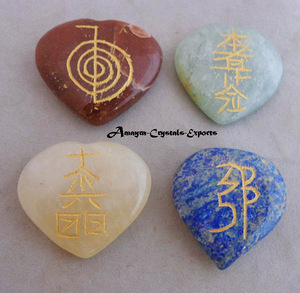 ชุดเรกิคริสตัลอัญมณีชุดหัวใจอาเกตทำด้วยมือสำหรับการรักษาซื้อขายส่งจากคริสตัล Amayra ส่งออก - Product Image 4