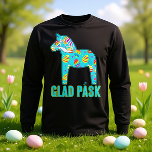 Camiseta de manga larga sueca con diseño de caballo Dala de Pascua Glad Pask - Product Image 3