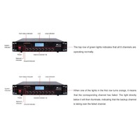 Amplificateur PA IP KNTECH KNIPMG-600D8 Série 600W Haut-parleur avec Architecture de Système PA Redondant N+1 Prend en Charge l'IP Fabriqué en Chine