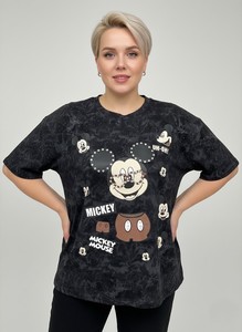 Camisetas <span class=keywords><strong>de</strong></span> Mujer <span class=keywords><strong>de</strong></span> Talla Grande con Estampados y Diseños Nuevos <span class=keywords><strong>de</strong></span> LYG OEM ODM 2026, Camisetas Holgadas <span class=keywords><strong>de</strong></span> Verano para Mujer, Ropa <span class=keywords><strong>de</strong></span> Mujer - Product Image 2