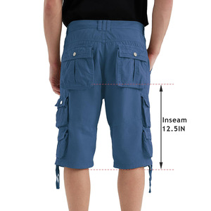 Produit haut de gamme Short cargo Séchage rapide Classique Été Quotidien Décontracté Mode Couleur unie Extérieur Short respirant pour hommes - Product Image 2