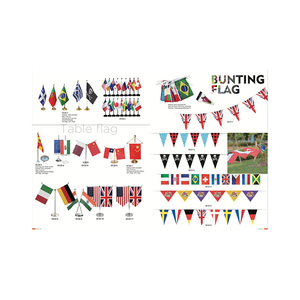 Banderas de palo de elección personalizadas ligeras de calidad de primera calidad Regalos de negocios promocionales de mano duraderos Venta a granel competitiva - Product Image 1