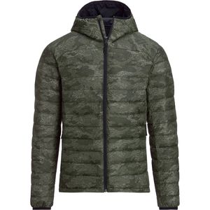 Manteau d'hiver chaud et épais pour hommes manteau de bouffante de logo personnalisé de couleur unie pour l'extérieur en gros - Product Image 2