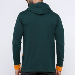 Sweat-shirt à capuche pour homme, coupe classique, poche avant, 100% coton, streetwear, sweat-shirt surdimensionné, décontracté, écologique, lavage, broderie - Product Image 4
