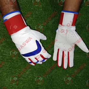 Gants de frappe de baseball en cuir de cabretta écologiques - Conception ambidextre Fermeture à crochets et boucles Durable Respirant - Product Image 3