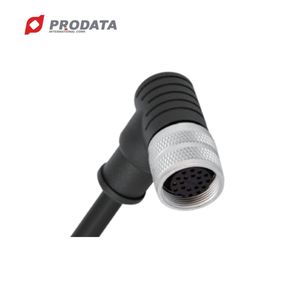 สายรัดแบบ24Pin IP67ตัวเมีย M16ต่อแบบหัวมุมขวาสายไฟยานยนต์แบบหล่อขึ้นรูปล่วงหน้าทนทานต่อน้ำ - Product Image 1