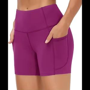 Leggings avec poches pantalon taille super haute Leggings de sport pour femmes Shorts de yoga Shorts de course - Product Image 2