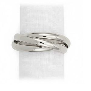 แหวนรองผ้าเช็ดปากโลหะ ดีไซน์อะลูมิเนียมหล่อ ชุบทอง งานแฮนด์เมดใหม่ สำหรับตกแต่งงานแต่งงานและงานอีเว้นท์ - Product Image 4