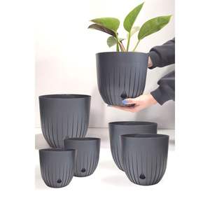 2025 nouveau Design marque privée 6 pièces ensemble de pots de fleurs décoratifs pour Pot de fleur intérieur et extérieur ensembles de pots de fleurs de table - Product Image 1