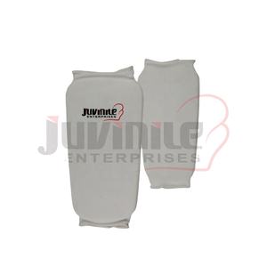Espinilleras de neopreno con logo personalizado para adultos, calentadores de piernas deportivos de compresión para boxeo y artes marciales - Product Image 1