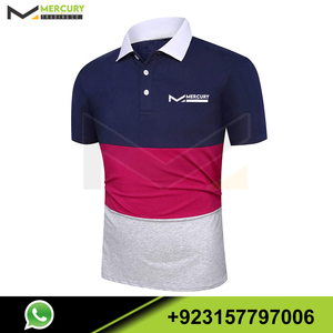 Uniforme personnalisé en coton de haute qualité, t-shirt vierge de Golf uni pour hommes Polo avec Logo - Product Image 2