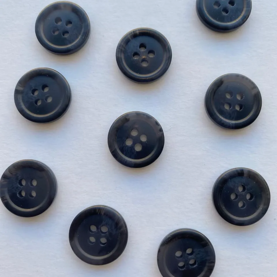 Amazon Quality Customized 4 Holes Natural Horn Buttons For Shirt Men Suit Coat Overcoat Resin Button By Craft N Creation