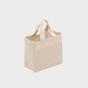 Mini 10oz Organic Cotton <b>Bag</b> Recycled and Natural with Custom Logo Screen Printing for Packaging Crafts Gifts - Product Image 1