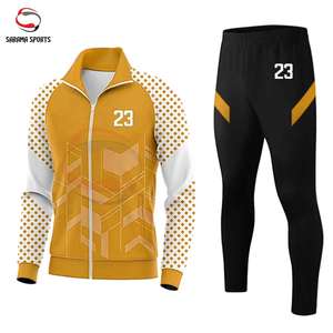 Chándal Deportivo de Poliéster para Hombre, Nueva Temporada, para Entrenamiento de Club, Otoño Invierno, con Cremallera, para Correr - Product Image 1