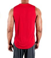 Débardeur de sport décontracté pour homme, dos en Y, en maille, sans manches, pour la gym et le fitness, écologique, respirant, pour la musculation et l'athlétisme, 100%