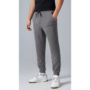 2026 Men's Quick Dry Cotton Fleece Joggers Breathable Casual Sports Pants Premium Winter Sweatpants, Custom Printed OEM - Product Image 1