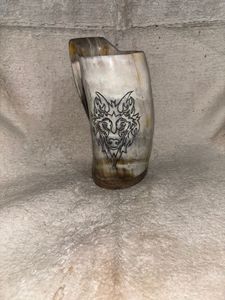 Taza de cuerno africano de lujo para café, té, vino, cerveza, diseño Animal tallado a mano para fiestas - Product Image 5